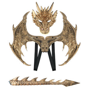 Haute qualité enfants <span class=keywords><strong>Dragon</strong></span> <span class=keywords><strong>ailes</strong></span> <span class=keywords><strong>Costume</strong></span> dinosaure queue masque ensemble Cosplay <span class=keywords><strong>costume</strong></span> - Product Image 5