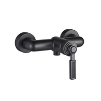 Robinet mitigeur de bain douche moderne à une poignée Robinets mitigeurs de salle de bain en laiton massif Robinet d'eau Mitigeur de bain à une poignée