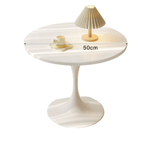 Nordic Style <strong>Tulip</strong> Design Corner <strong>Table</strong> Durable Solid Wood Teak for Home Living Room Furniture - Product Image 2