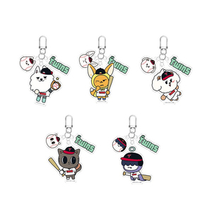 Wholesale Custom New Acrylic Transparent Plastic UV Printing <b>Anime</b> Cartoon Key Chain Cute Bag Pendant Fashion Souvenir High - Product Image 1