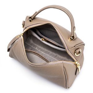 Fabricante OEM Carteras Para Mujer Cuero de Grano Superior Bolsos de Hombro Elegantes Simples Caja Bolsos Lujo - Product Image 5