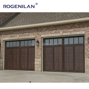 Fabricant de portes de <span class=keywords><strong>garage</strong></span> aspect <span class=keywords><strong>bois</strong></span> chinois avec fenêtres porte de <span class=keywords><strong>garage</strong></span> coulissante électrique pliable à vendre - Product Image 5