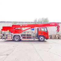 Nouvelle grue de camion de 12 tonnes avec flèche de 8 m à 6 sections, moteur CAMC, équipement de levage mobile haute efficacité pour la construction