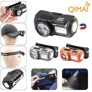 Lampe frontale LED rechargeable Qimai 2000 mAh avec affichage numérique, inclinable et réglable pour la course en extérieur, le camping et la randonnée - Product Image 4
