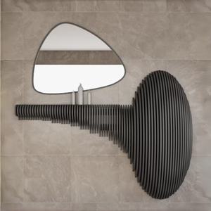 Estante de Pared Decorativo de Madera ML-WD056, Práctico para Baño, Entrada, Dormitorio, Diseño Interior Elegante para el Hogar - Product Image 5