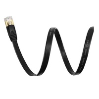 Factory Cat7 23AWG kabel Ethernet 40Gbps 2000Mhz, LAN kecepatan tinggi untuk Jaket PVC dalam ruangan/luar ruangan 100m/305m kabel Cat berpelindung