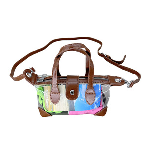 Sacs transparents personnalisés en usine avec logo, nouveaux sacs de sport transparents, sacs à maquillage, sacs à main de créateur, sacs de luxe pour femmes, sacs bandoulière - Product Image 5