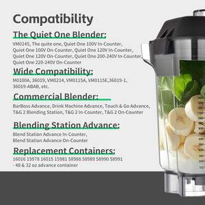 Gobelet-mixeur en plastique PC de 48 oz pour smoothie, pot, jarre pour la remplacement de la pièce <span class=keywords><strong>Vita</strong></span> <span class=keywords><strong>mix</strong></span> pour les mixeurs - Product Image 4