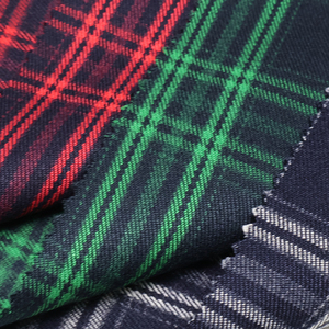 Vải dệt kiểm tra t/r Chất lượng cao cấp (chải và ép hơi nước) phù hợp với áo sơ mi - Product Image 5