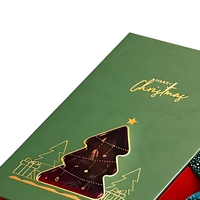 Boîte cadeau de Noël personnalisée avec logo, couvercle magnétique, fermeture magnétique, pour cadeaux et commandes en gros
