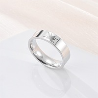 Bague en acier inoxydable géométrique personnalisée, tendance, créative, amusante, avec araignées et toiles d'araignées, pour couples, vente en gros, pour femmes et hommes