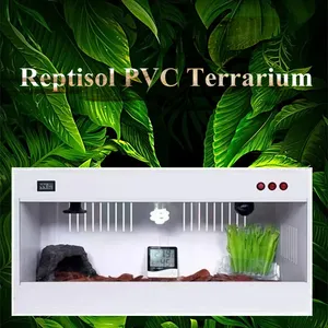 Terrario Verticale in PVC <span class=keywords><strong>per</strong></span> Rettili di Grandi Dimensioni, Contenitore Habitat <span class=keywords><strong>per</strong></span> Allevamento di Lucertole, Pitoni e Draghi Barbuti - Product Image 1