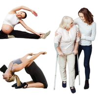 Personnalisé Femmes Sports Yoga Fitness Barre Pilates Grip Jetable Respirant Crew Chaussettes Peigne Coton Antidérapant Durable