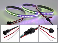 Dream colour DC12V 5m WS2812B WS2812 WS2811 Led pixel Strip 30/60leds/m Adressable Smart RGB Full Color led strip light