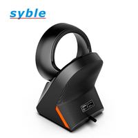 Escáner de código de barras 1D/2D con cable Deasktop, lector de código QR para pago móvil de supermercado