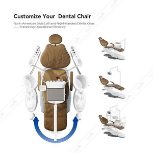 Design gratuito in stile nordamericano sottile senza sputafoniera luce da soffitto a binario per sedia dentale chirurgica - Product Image 5