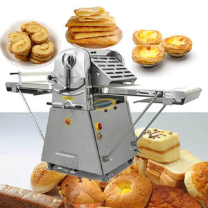 Equipo de Panadería Comercial, Máquina Eléctrica Automática para Estirar Masa, Máquina Procesadora para Aplanar Masa de Pizza y Croissant - Product Image 1
