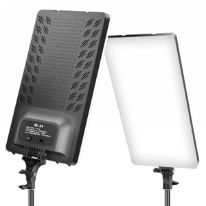 Lampe LED plate 50W pour vidéo, température de couleur réglable, télécommande, pour <span class=keywords><strong>photographie</strong></span>, YouTube, éclairage de studio pour téléphone - Product Image 1