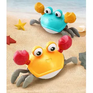 USB Rechargeable Music Development Learning Crawl Walking Toddler Crawling Crab For Baby Toy