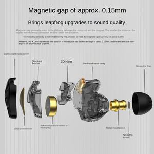<span class=keywords><strong>KZ</strong></span>-DQS 3.5mm bobine intra-auriculaire casque Subwoofer jeu Hifi sport moniteur musique Live IPX-5 étanche <span class=keywords><strong>ANC</strong></span> - Product Image 2