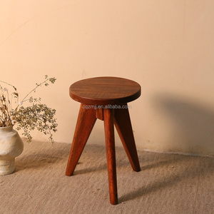 Meubles d'intérieur haut de gamme en bois massif, style <span class=keywords><strong>vintage</strong></span> français minimaliste et artistique, pour appartement, salon, table de salon - Product Image 2