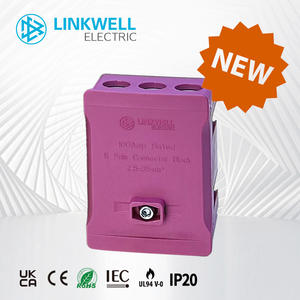 บล็อกขั้วต่อแบบ 5 ทาง 100A สำหรับงานหนัก เชื่อมต่อแบบสกรูง่าย สำหรับการต่อสายไฟในระบบอุตสาหกรรม - Product Image 1