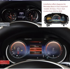 Tableau de bord numérique LCD de 12,3 pouces avec CarPlay Plug and Play pour <span class=keywords><strong>Mercedes</strong></span>-Benz Classe A <span class=keywords><strong>GLA</strong></span> CLA X156 C117 W176 - Product Image 5