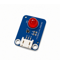 Módulo de Luz LED Roja Zetok LD01 con Conector Anti-Inversión de 2.54mm y Pantalla Digital de 5mm para Kit de Inicio en Electrónica DIY