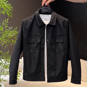 Invierno 2025 Nueva chaqueta de cuero de motocicleta al aire libre de estilo americano de manga larga con solapa informal alta con gran oferta - Product Image 1