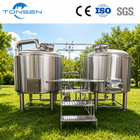 Système de brasserie complet Tonsen Professional 7BBL 10BBL, équipement de brassage de bière artisanale clé en main avec 5 ans de garantie