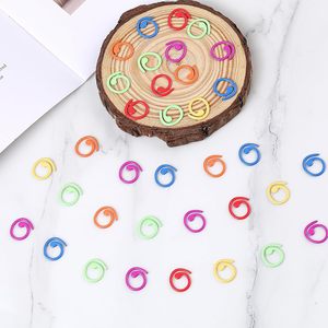 Marqueurs de point en spirale en métal marqueurs de tricot anneaux anneaux de point de <span class=keywords><strong>crochet</strong></span> pour projet d'artisanat de bricolage tricot et <span class=keywords><strong>crochet</strong></span> - Product Image 1