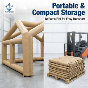 Columna Estructural Inflable de PVC de Alta Presión Jinlong de 0.7mm, Viga de Aire Soldada sin Costuras para Exposiciones - Product Image 5