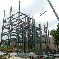 Edificio de Almacén Prefabricado con Estructura de Acero Galvanizado, Correas C/Z, Ventanas de Aleación de Aluminio, Puertas Enrollables, Tamaño y Color Personalizables