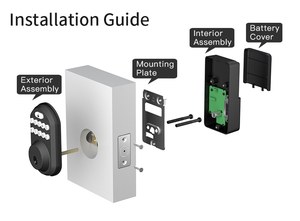 Serratura Intelligente Senza Chiave con Impronta Digitale e Codice Password per Porte di Sicurezza in Acciaio e Alluminio - Product Image 4