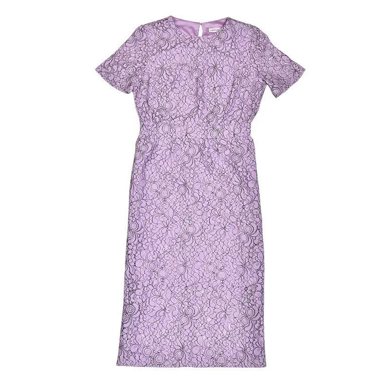 Stockpapa bangladesh-online-shop Wholesale Short Sleeve Lady Summer Lace Casual shift dress women apparel stock