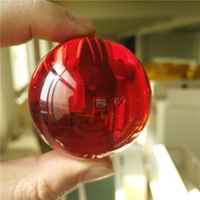 Boule en verre acrylique sphère 80 mm noir lucite boule de cristal magique jet