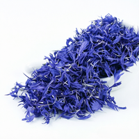 Pétales de bleuet séchés 100% naturels, bleu saphir, comestibles, colorant alimentaire naturel, vegan, décoration pour pâtisserie, fleurs bleues