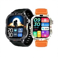 Reloj Inteligente Redondo Popular BW18, Compatible con Tarjeta SIM, Llamadas Independientes, Linterna, Cámara, Seguimiento Deportivo y de Salud, Relojes Inteligentes