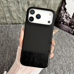 เคสหนัง PC แบบประกบกันด้วยผ้าสำหรับ <span class=keywords><strong>iPhone</strong></span> 17 16 15 14 13 12 <span class=keywords><strong>Plus</strong></span> Pro MAX ป้องกันการลื่นกันกระแทกแบบบางปกป้องทุกส่วนของเครื่อง - Product Image 2