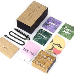 Rose Free Pack Calming Relief Méditation Anxiété No Mindful Whistle Respiration Anti Smoking Pendentif Collier - Product Image 2