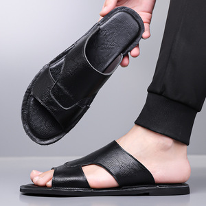 Mocassins de conduite pour hommes, style rétro, haut de gamme, à enfiler, été 2026, grandes tailles, sandales tendance - Product Image 5
