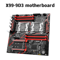 JGINYUE X99-9D3 Motherboard DDR3 E-ATX Gaming PC Desktop Motherboard Mendukung Prosesor E5 2678V3/E5 2696V3/E5 2666V3/E5 2696V4