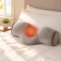 YUE RISE – Nouveau service FBA à faible MOQ – Oreiller de massage cervical multifonction 3-en-1 en mousse à mémoire de forme à rebond lent pour le corps et le cou
