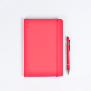 Ventas directas de fábrica, juegos de varios tamaños, combinación de colores de macarrón, logotipo de estampado dorado, cuaderno con correa, cuaderno con correa gruesa - Product Image 5