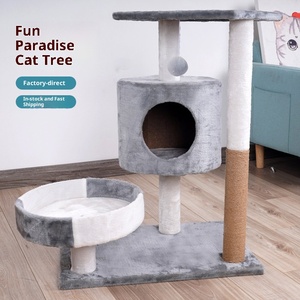 ขายตรงจากโรงงาน ต้นไม้แมวแบบทาวเวอร์ โครงปีนป่ายแมวแข็งแรง ทนทาน อุปกรณ์สำหรับแมว - Product Image 2