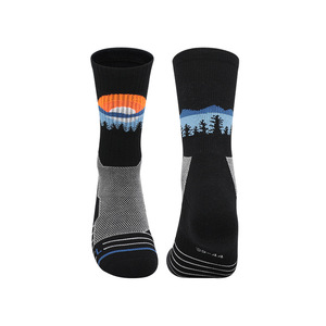 Chaussettes de randonnée Naili en laine mérinos, antidérapantes, respirantes, pour activités de montagne, épaisseur moyenne, unisexe - Product Image 4
