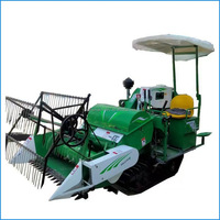 Moissonneuse-batteuse à chenilles Yanhui Mini, machine de récolte de céréales haute efficacité pour terres agricoles humides