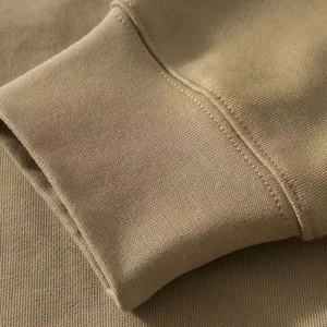 Sweat à capuche épais surdimensionné vintage vierge personnalisé 100% coton pour hommes - Product Image 6