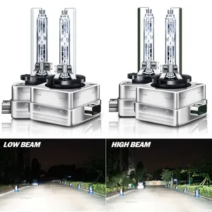 HAIZG D1S D2S D3S D4S HID Lampadina xenon HID lampadina del faro D1 D2 D3 D4 D1R D2R D3R d4r faro di luce 4300K 6000K 8000K d1s