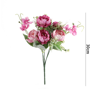 Ramo de Peonías Artificiales de Seda, Perfumadas, al por Mayor, para Bodas, Decoración Floral para Interiores, Exteriores, Jardín y Hogar - Product Image 5